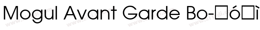 Mogul Avant Garde Bo字体转换